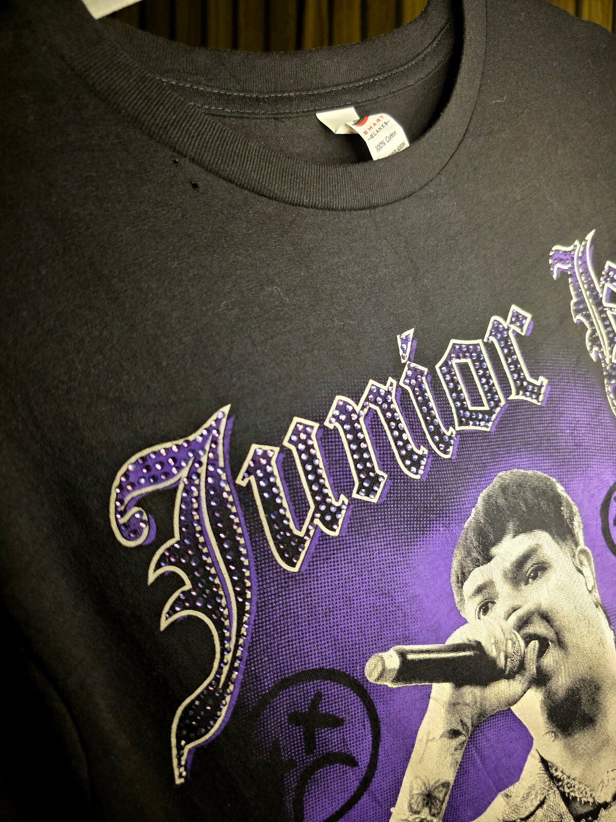 Junior H Sad Boy Live & Broken Tour Black T-Shirt Size S RAN96