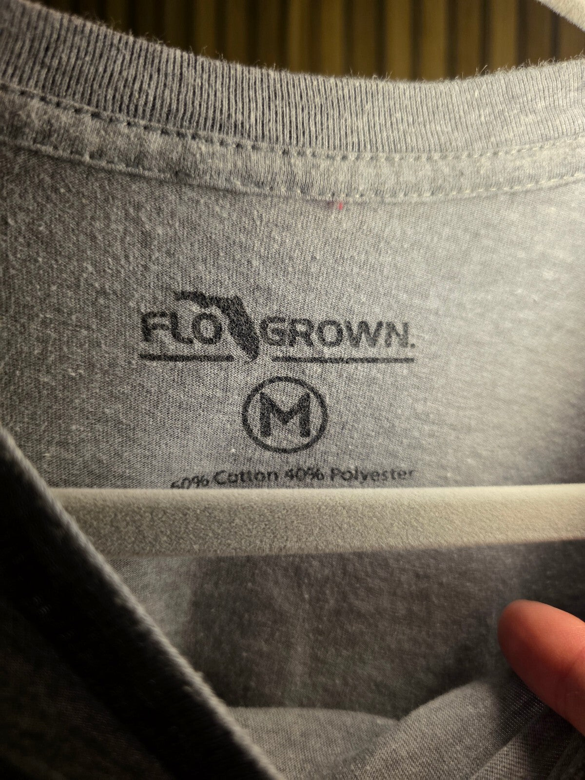 Flo Grown Men's T-shirt Gray Medium RAN99