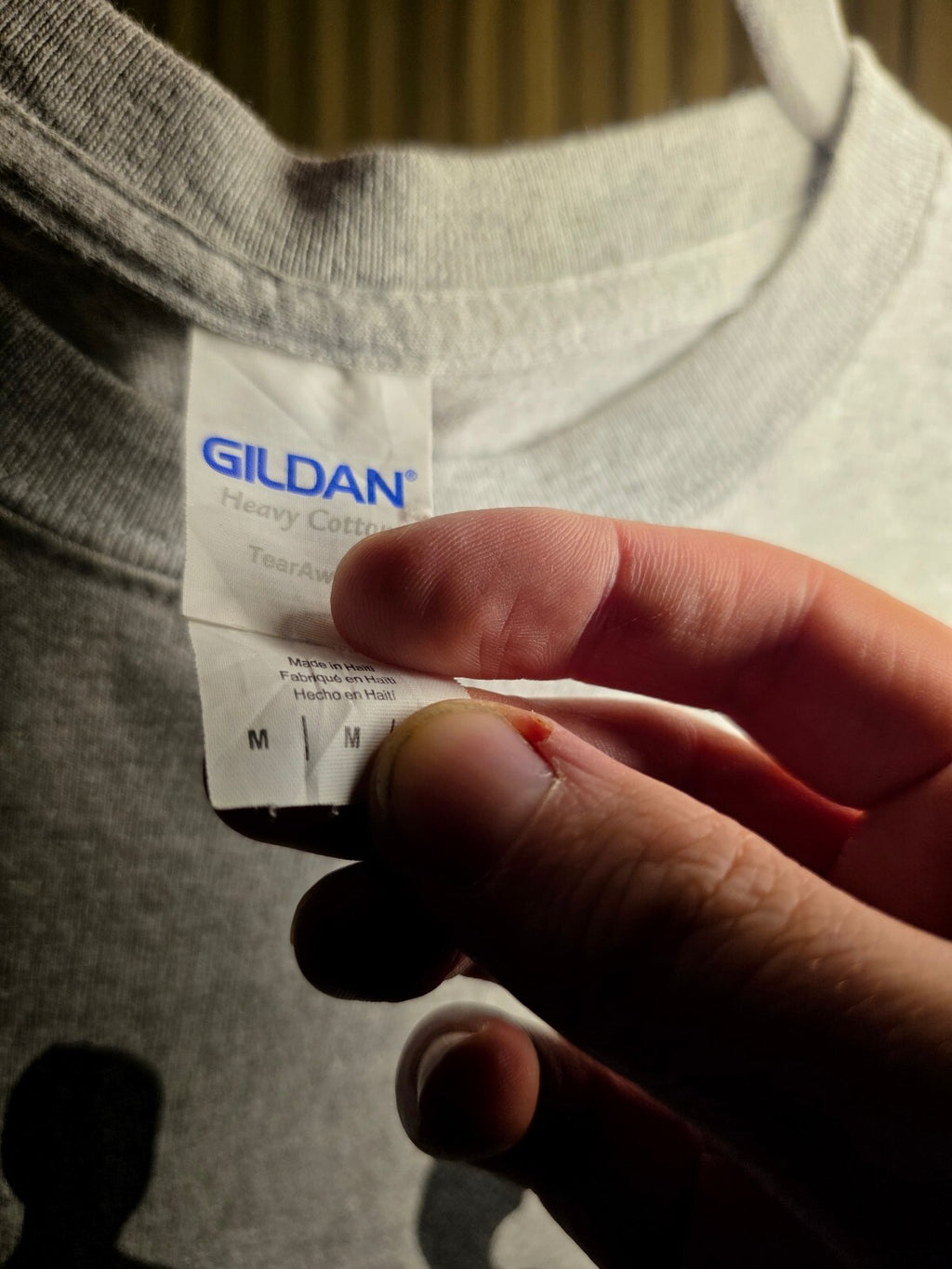 Gildan M2S Move 2 Stand Graphic Grey T-Shirt Medium RAN102