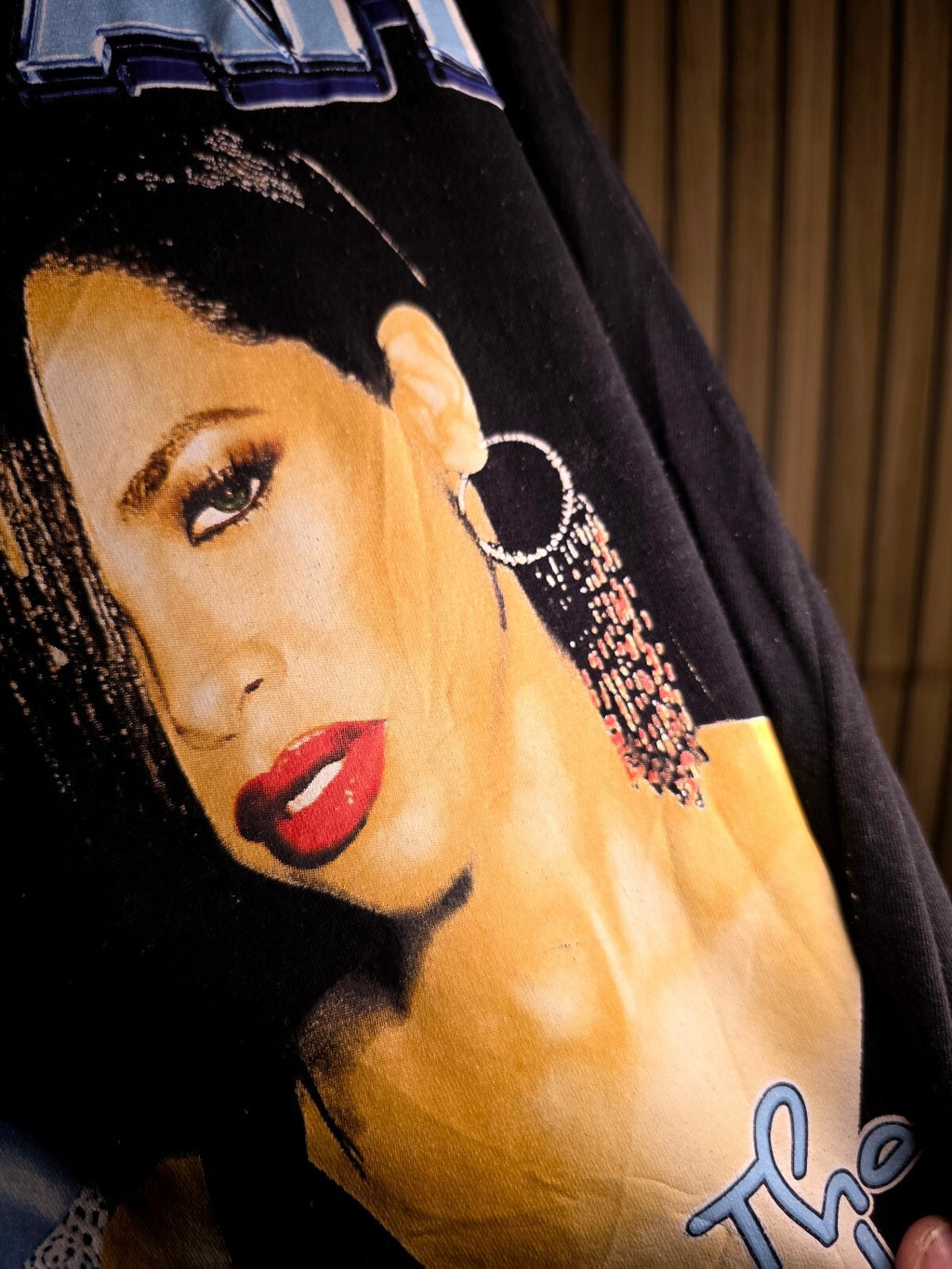 Aaliyah Graphic T-Shirt Black Size Regular L RAN106