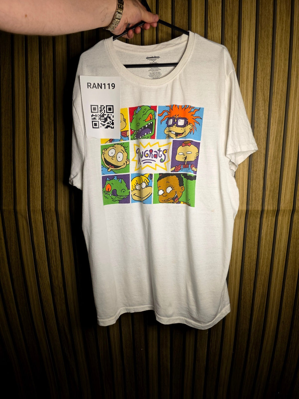 Nickelodeon Rugrats Graphic T-Shirt White XL RAN119