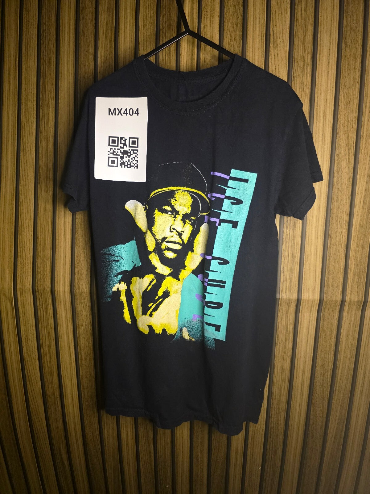 Ice Cube T-Shirt Black Graphic Size M MX404