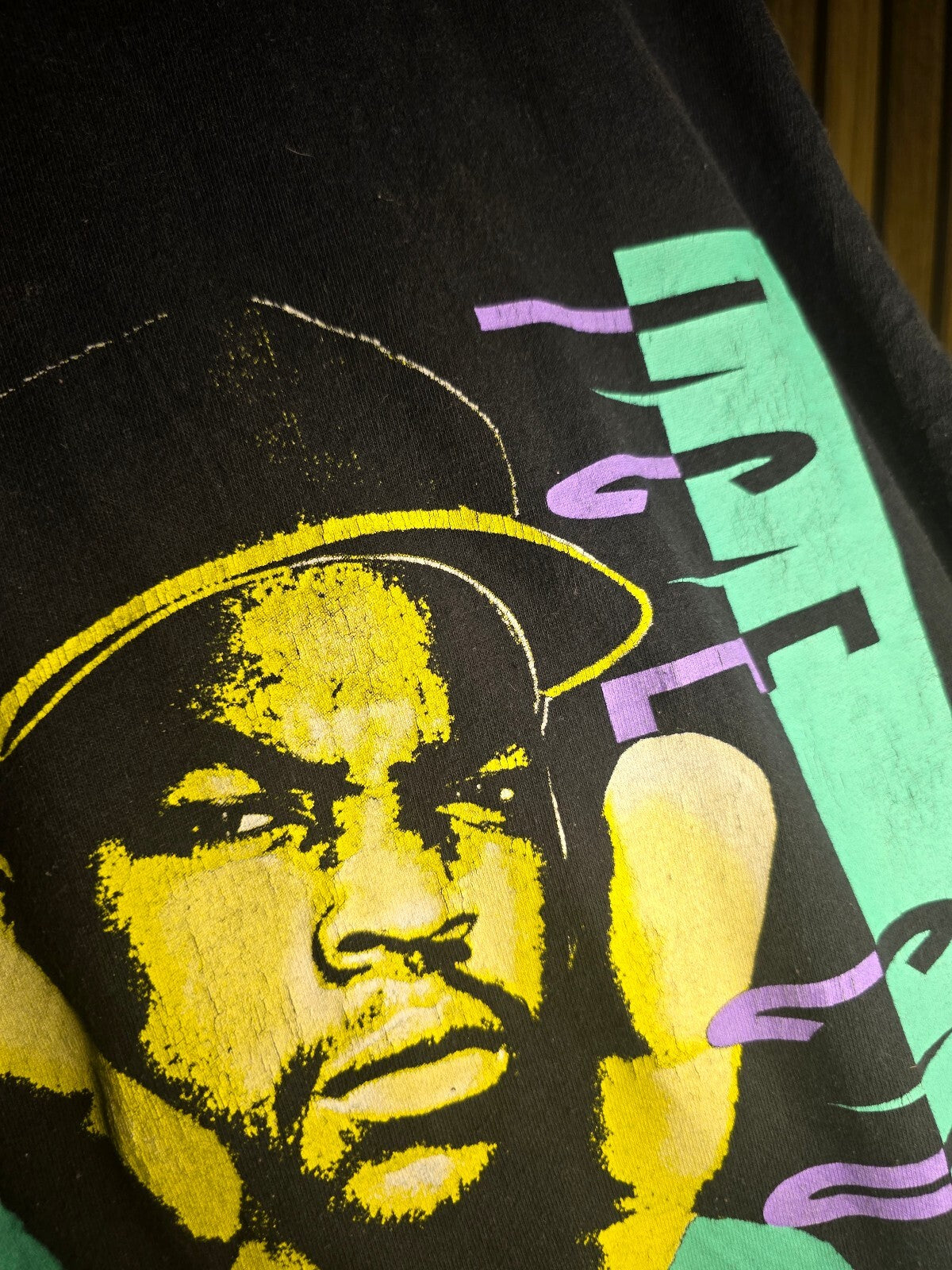 Ice Cube T-Shirt Black Graphic Size M MX404