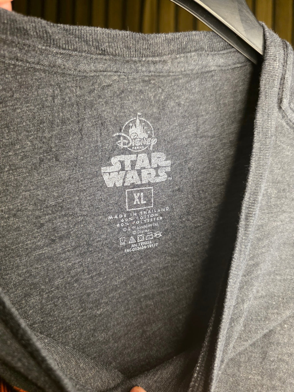 Disney Star Wars First Order Stormtrooper Graphic T-shirt Grey XL MX413