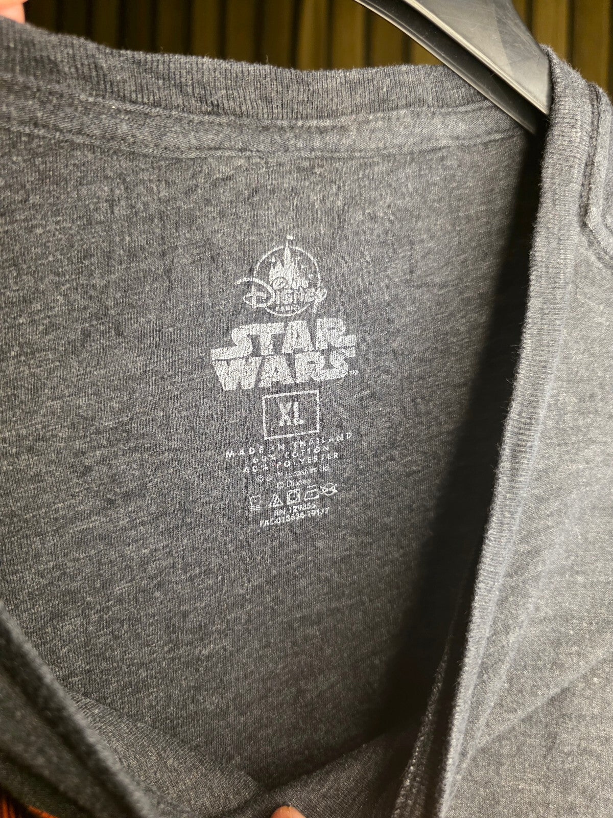 Disney Star Wars First Order Stormtrooper Graphic T-shirt Grey XL MX413
