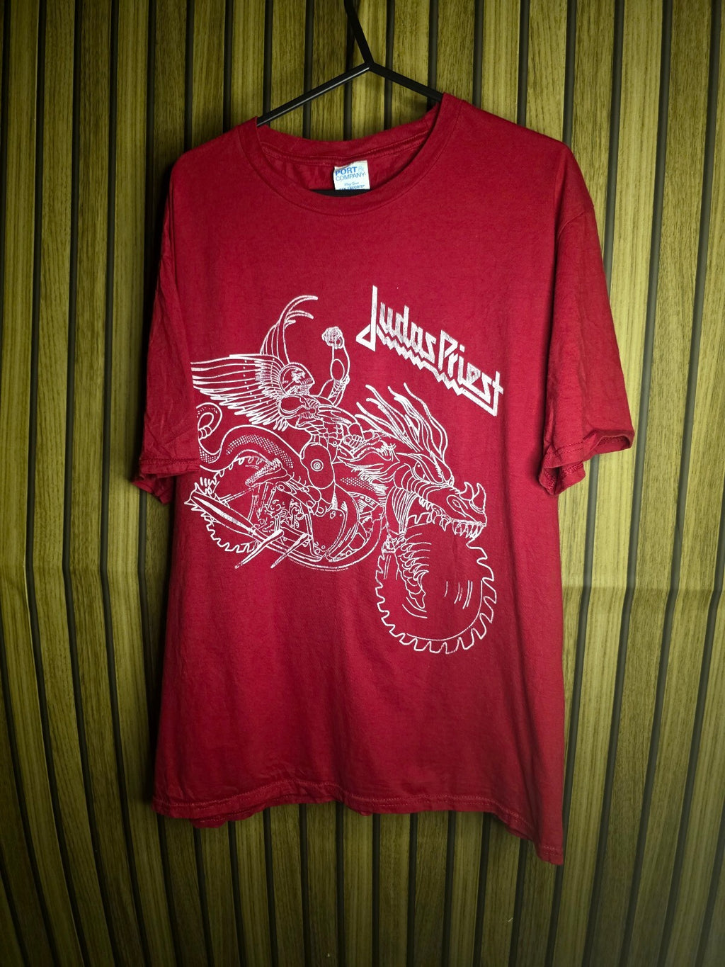 Port & Company Judas Priest Graphic T-Shirt Red Medium MX414