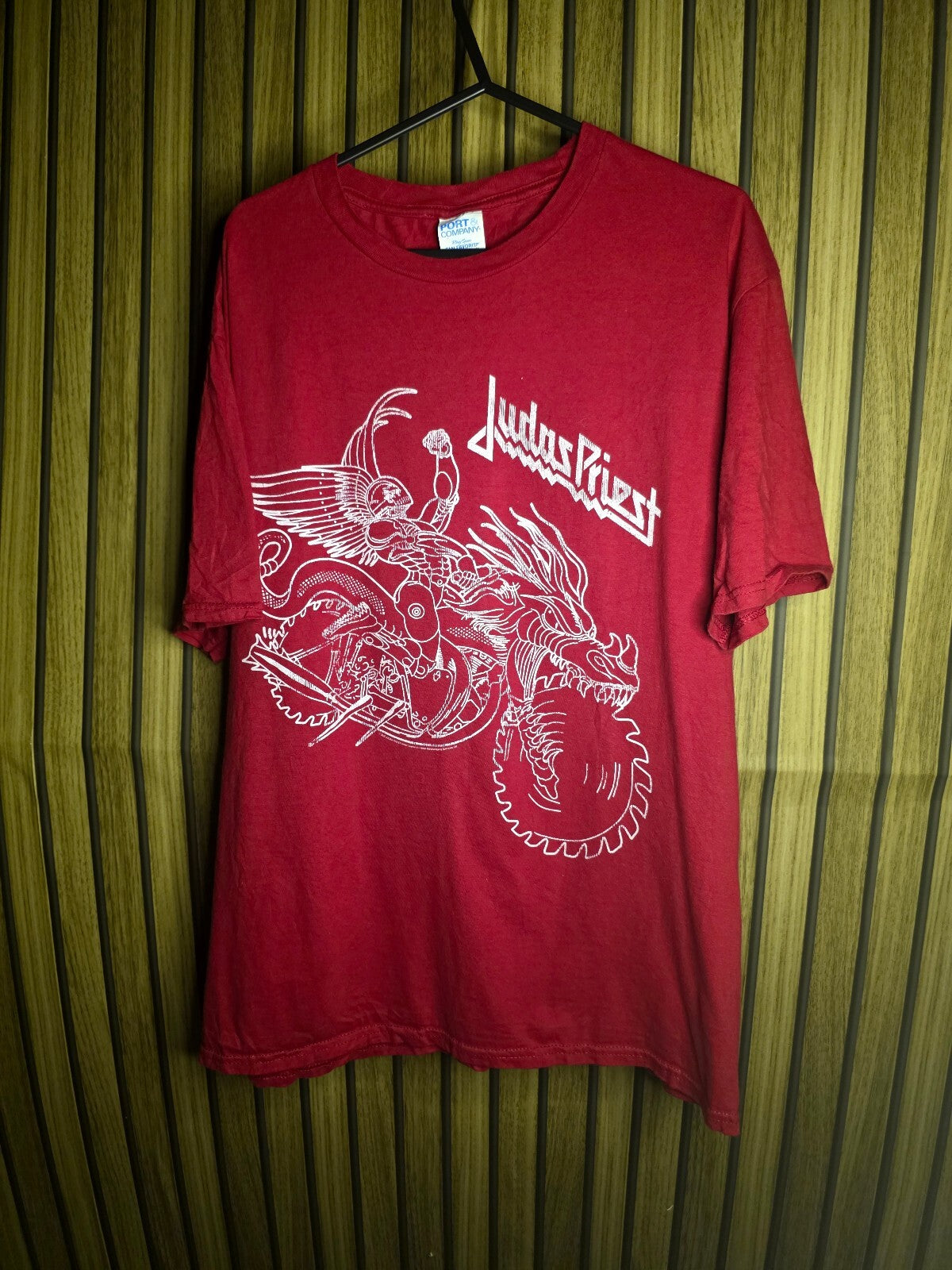 Port & Company Judas Priest Graphic T-Shirt Red Medium MX414