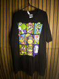 Zuni Sportswear Super Mario Characters Graphic T-shirt Black Large MX417