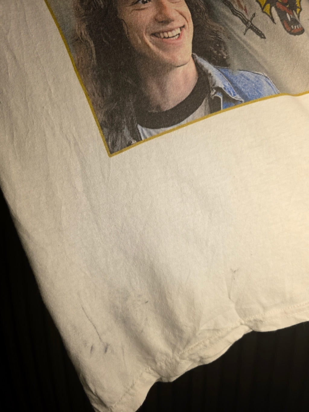 Eddie Munson Graphic T-shirt White Size S MX421