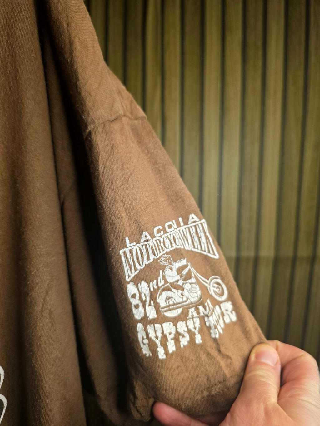 Fruit of the Loom Laconia Motorcycle Week 2005 Brown XL T-Shirt MX424