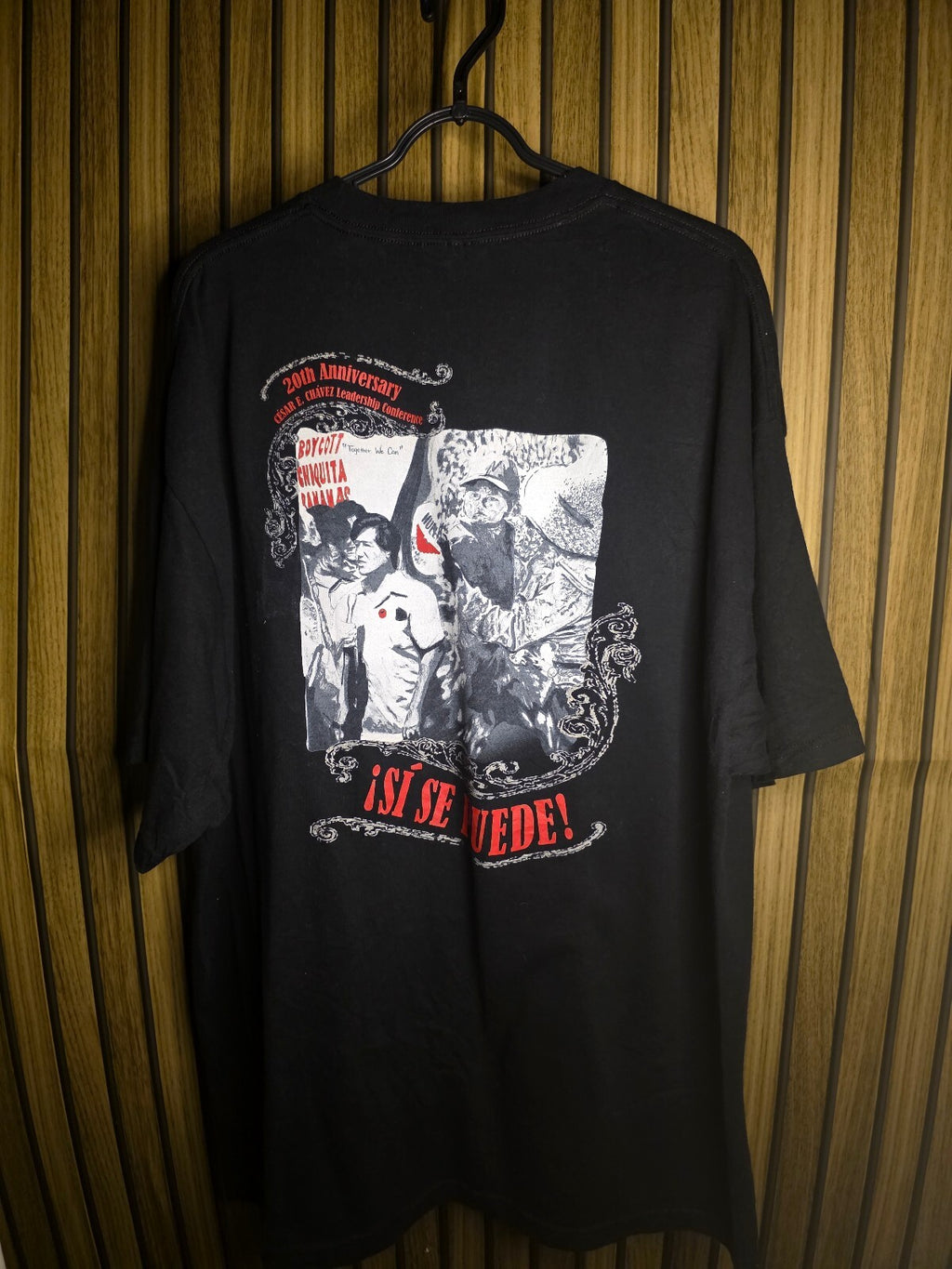 Port & Company César E. Chávez Leadership Conference T-Shirt Black XL MX427
