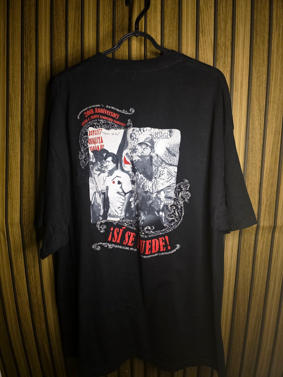 Port & Company César E. Chávez Leadership Conference T-Shirt Black XL MX427