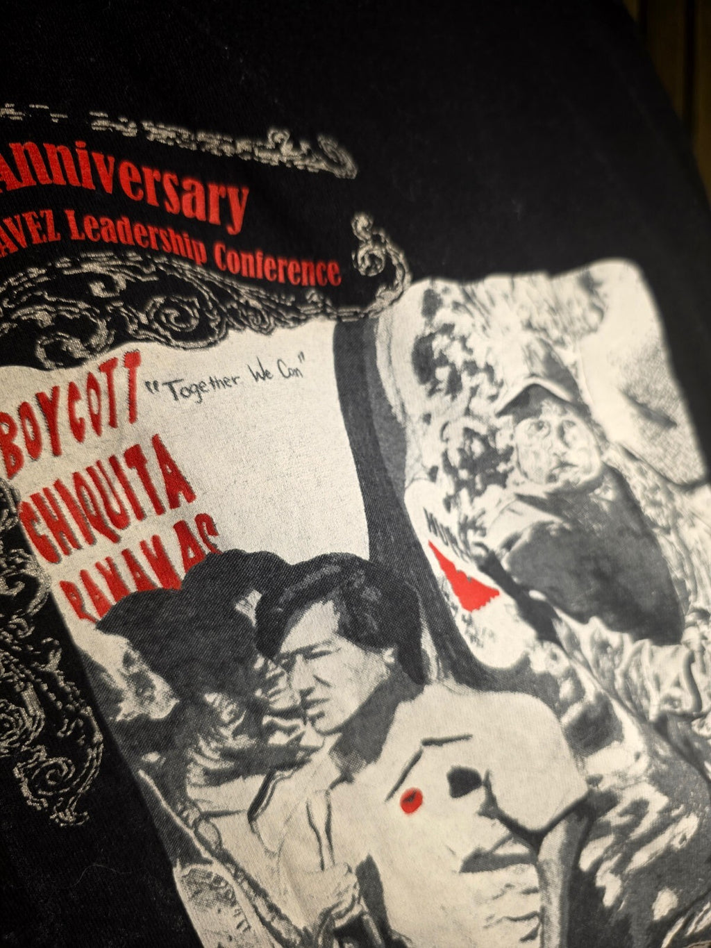 Port & Company César E. Chávez Leadership Conference T-Shirt Black XL MX427