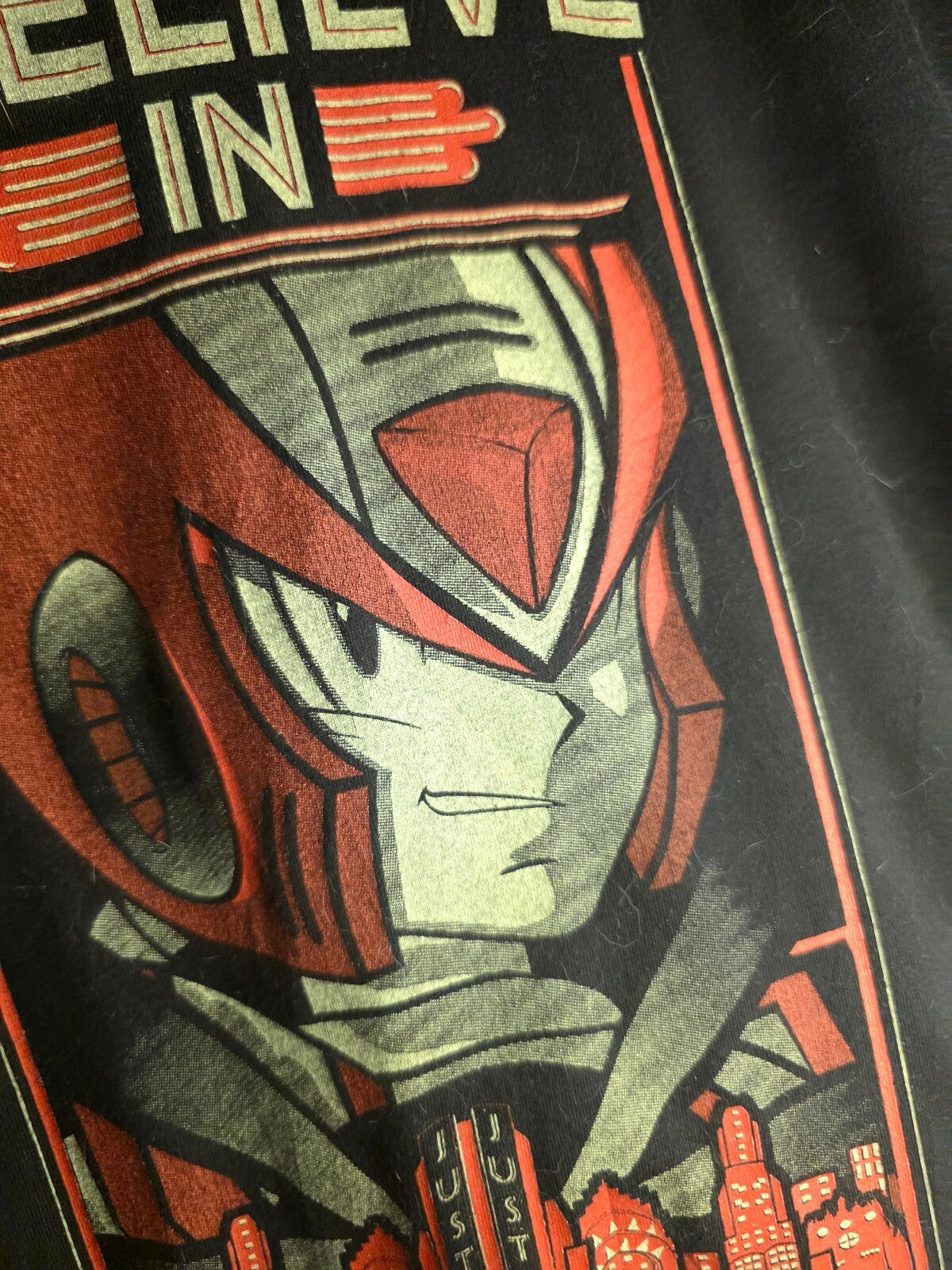 Capcom I Believe In Zero Graphic T-Shirt Black XL MX432