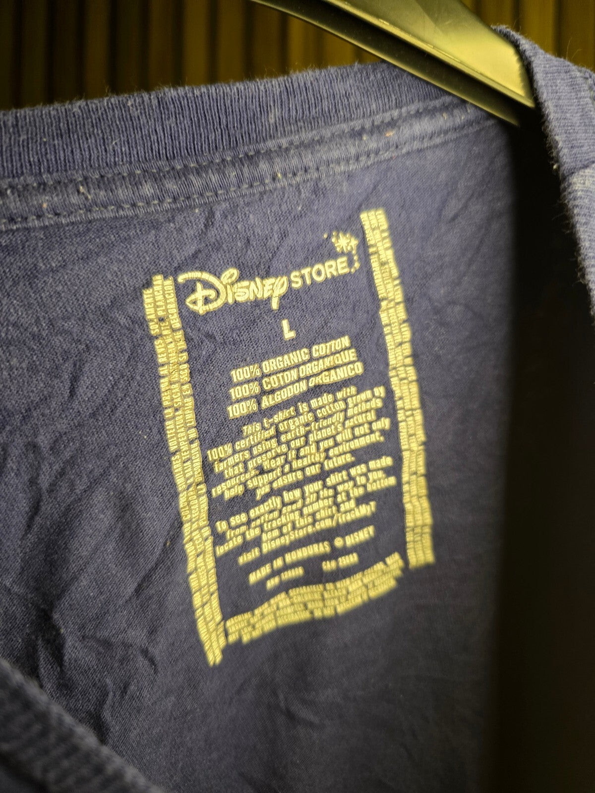 Disney Store Mickey Mouse Graphic T-Shirt Navy Large MX434