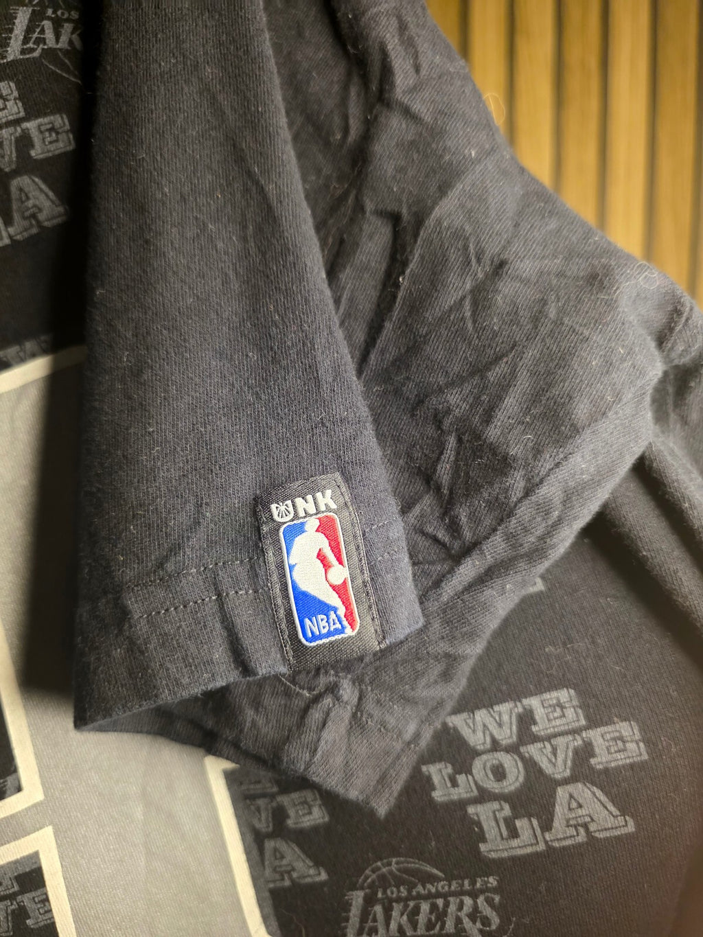 UNK NBA Los Angeles Lakers Black Graphic T-shirt Medium MX442