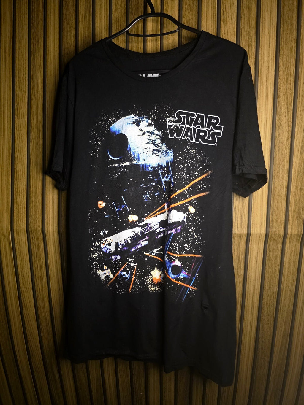 Star Wars Black Graphic T-Shirt Medium MX443