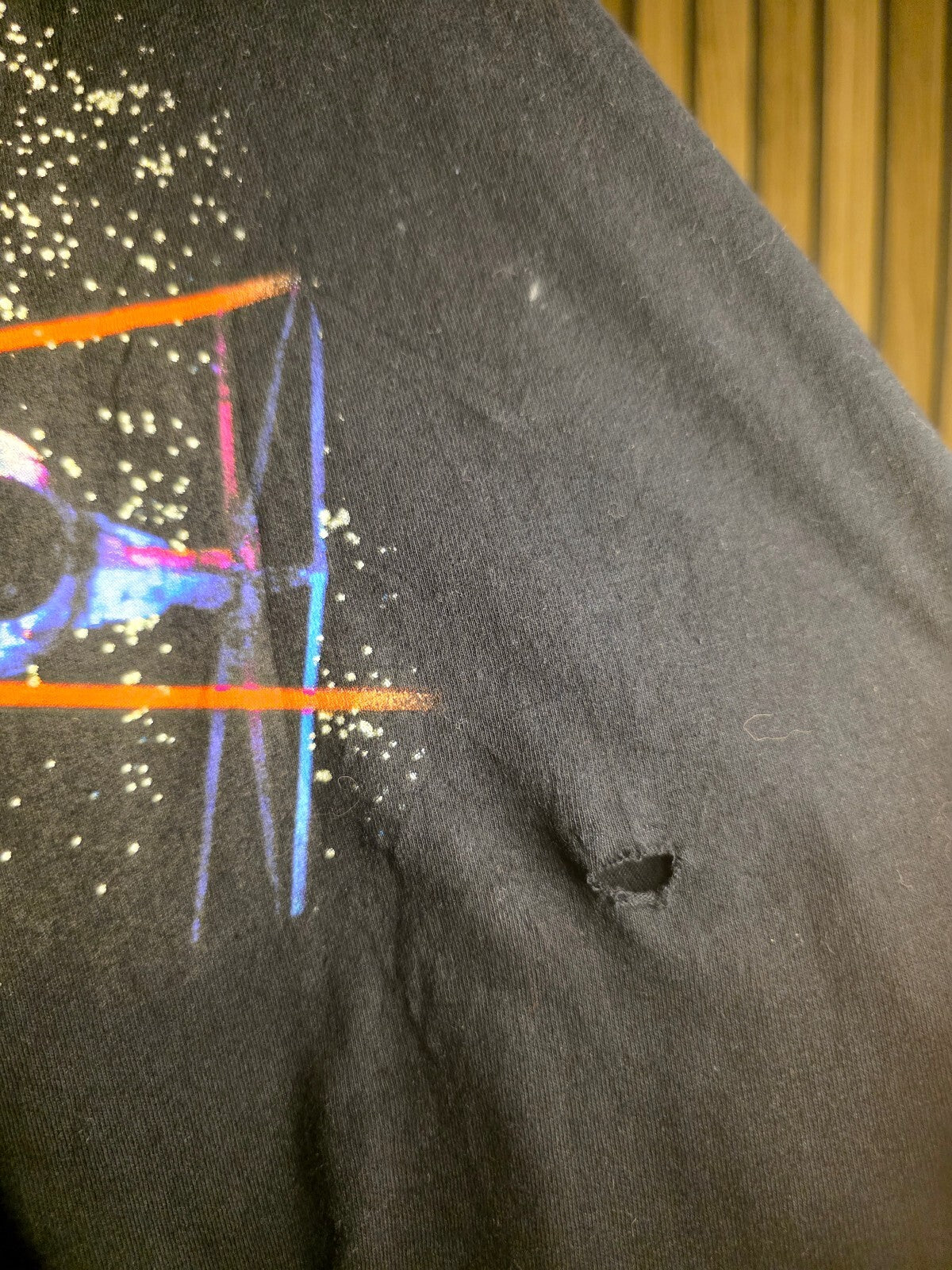 Star Wars Black Graphic T-Shirt Medium MX443