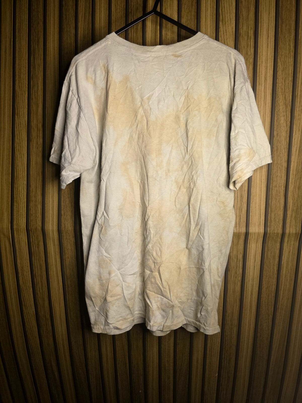 Chicago Cubs Baseball Graphic T-Shirt Cream Size Regular M MX447