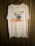 Naruto Shippuden Collection T-Shirt Graphic Print Beige Size S MX449