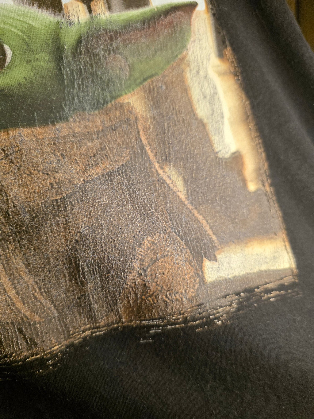Star Wars Baby Yoda Graphic T-Shirt Black Regular M MX453