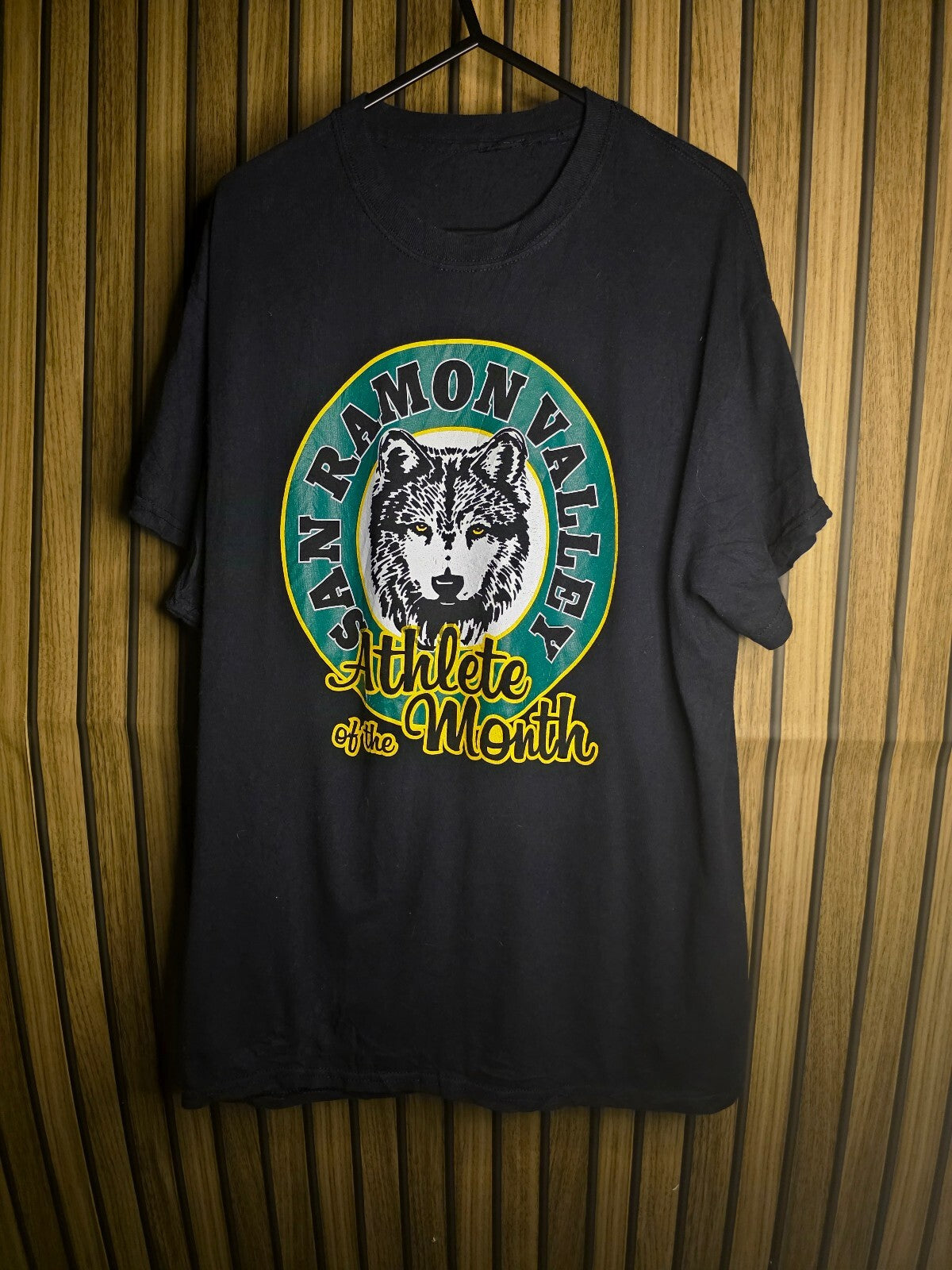 San Ramon Valley Athlete of the Month Graphic T-Shirt Black Size Regular M MX467