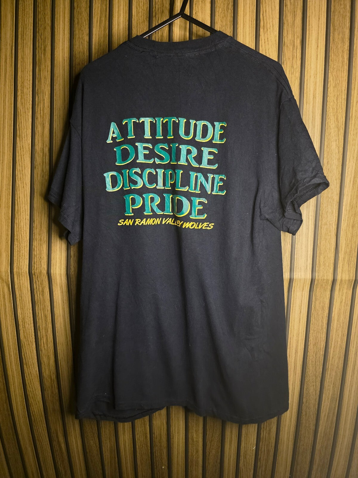San Ramon Valley Athlete of the Month Graphic T-Shirt Black Size Regular M MX467