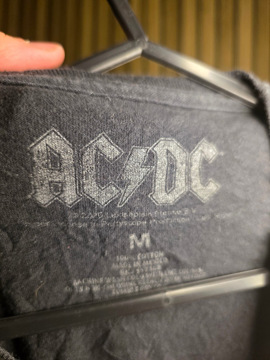 AC/DC Highway to Hell Band Graphic T-shirt Black Medium MX476