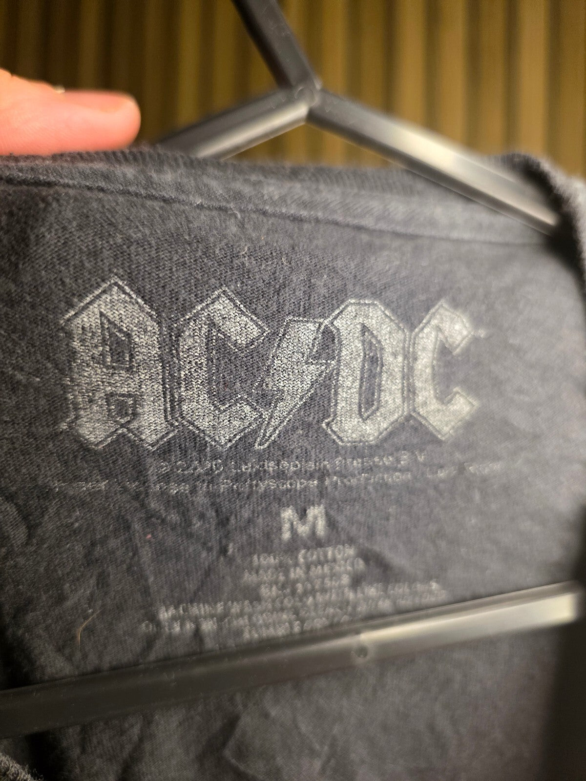 AC/DC Highway to Hell Band Graphic T-shirt Black Medium MX476