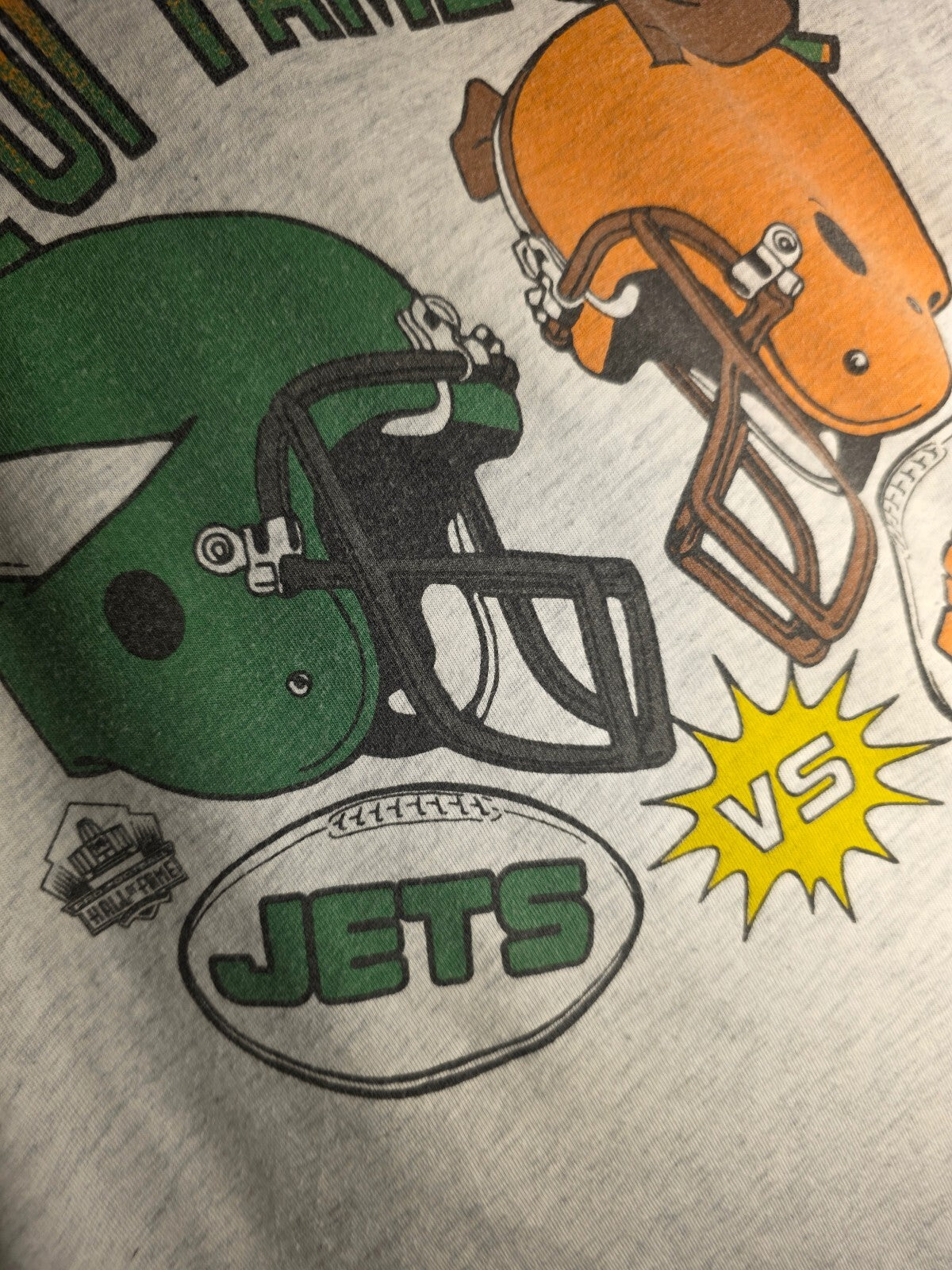 Homage 2023 Pro Football Hall of Fame Game Jets vs Browns Graphic T-Shirt White