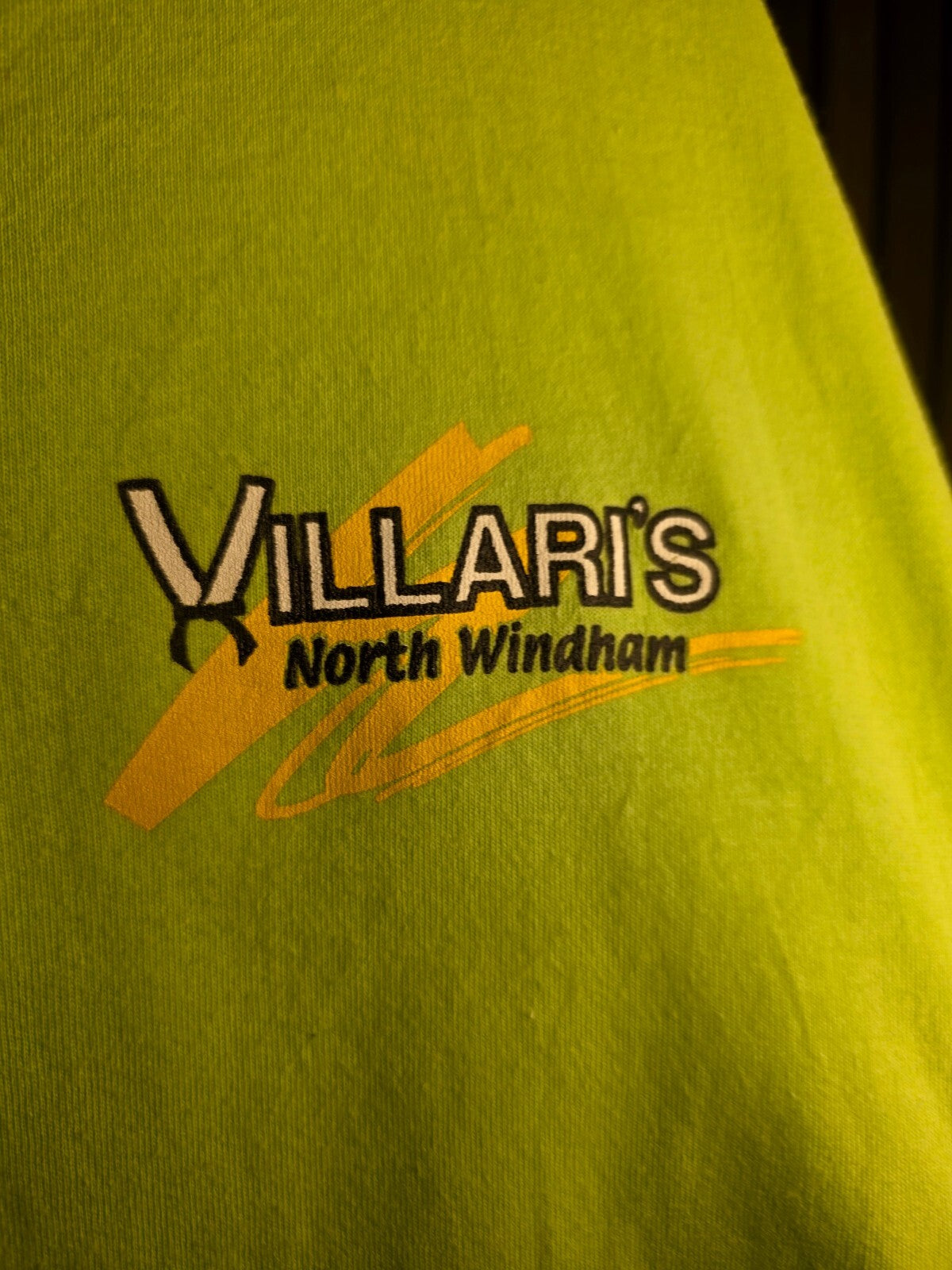 Villari's Shaolin Kempo Karate T-shirt Lime Green Regular M MX485