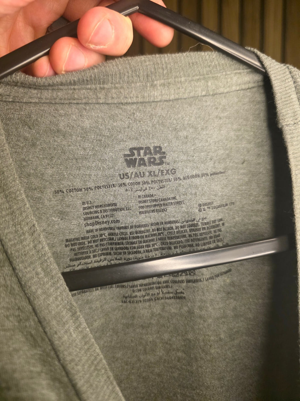Star Wars Blue Milk Marathon T-Shirt Gray MX489