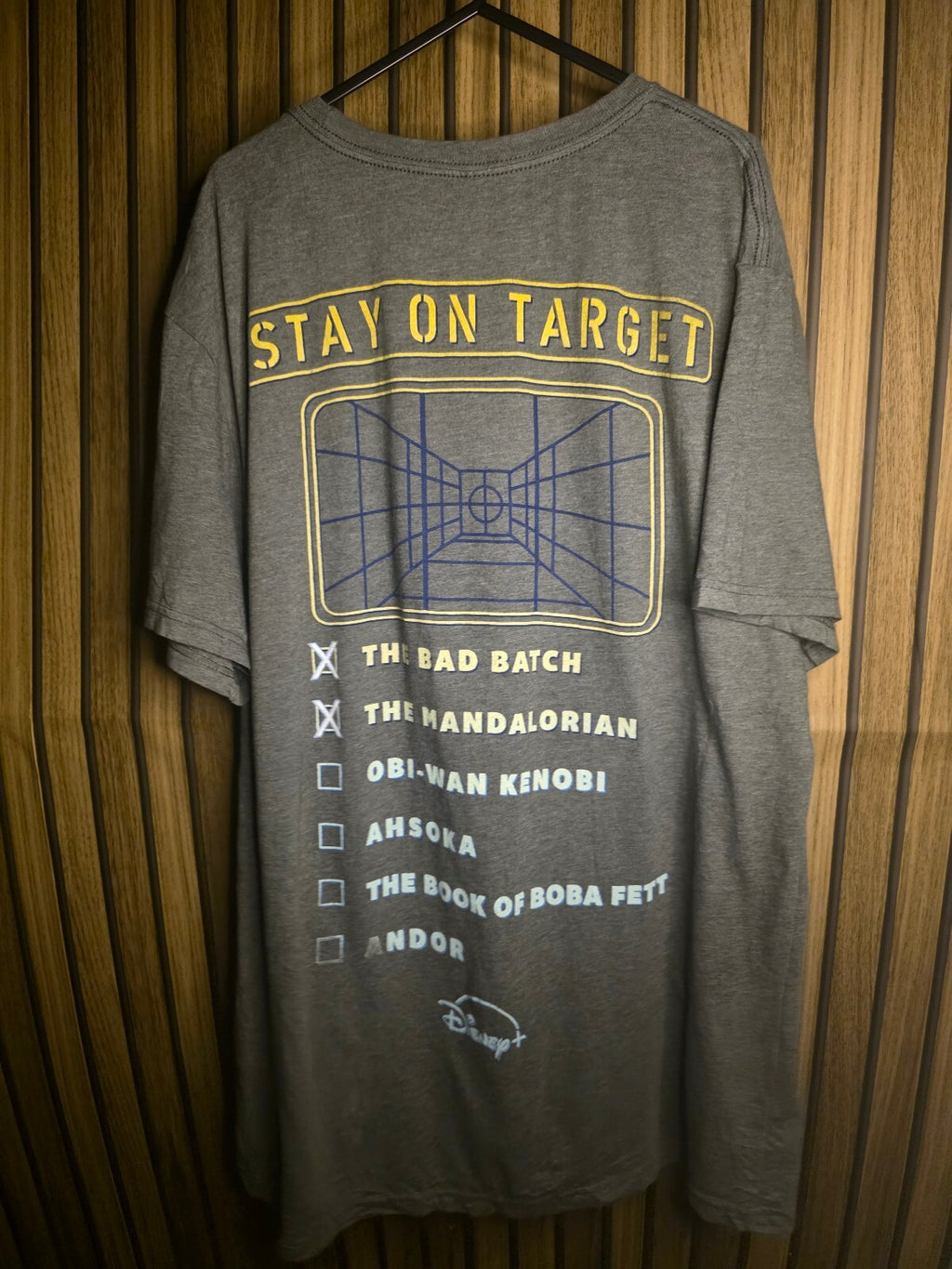Star Wars Blue Milk Marathon T-Shirt Gray MX489