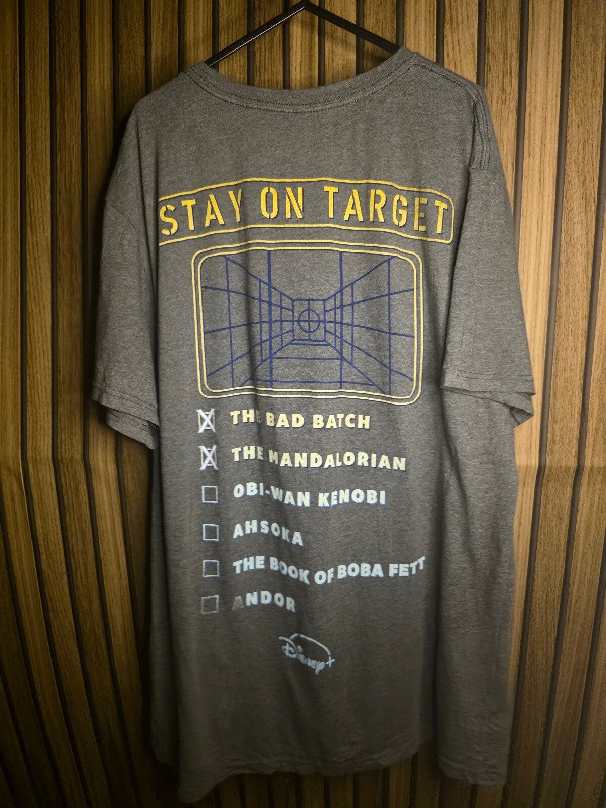 Star Wars Blue Milk Marathon T-Shirt Gray MX489