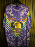Hanes Bike Week Myrtle Beach 1999 Tie Dye T-Shirt Purple MX497