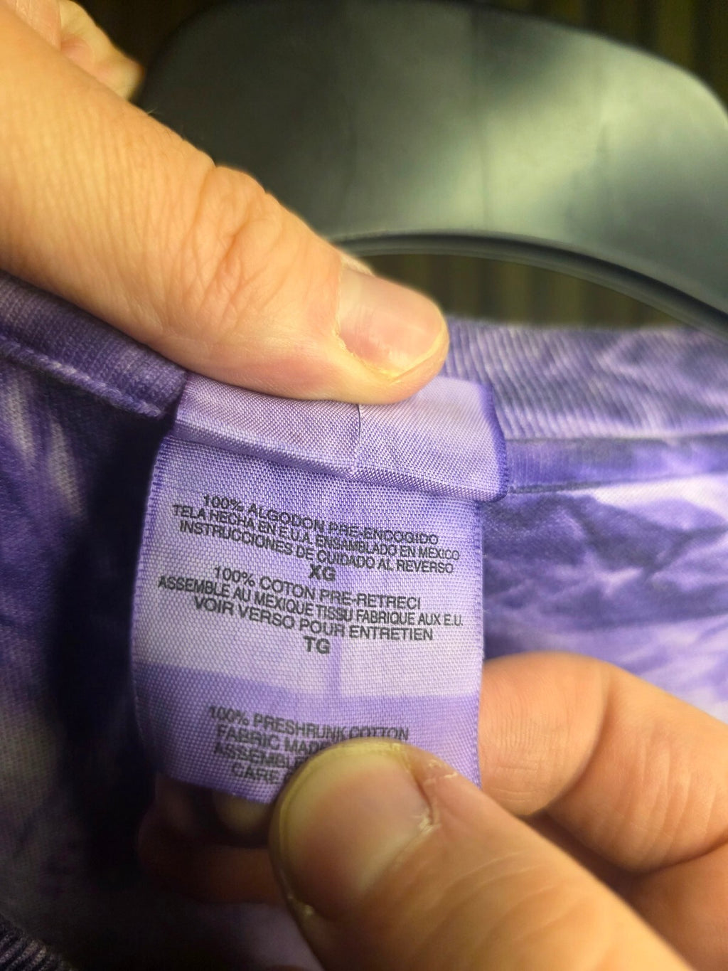 Hanes Bike Week Myrtle Beach 1999 Tie Dye T-Shirt Purple MX497