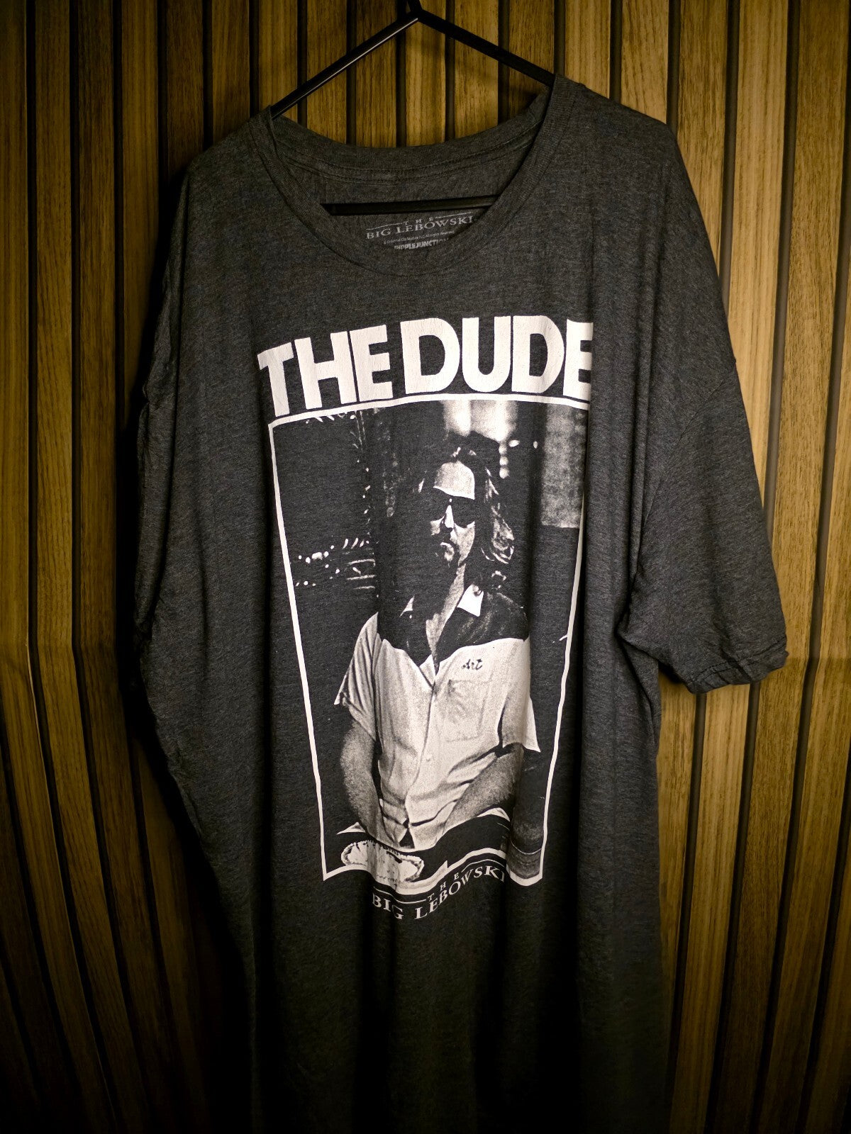 Big Lebowski The Dude Graphic T-Shirt Gray 3X MX508