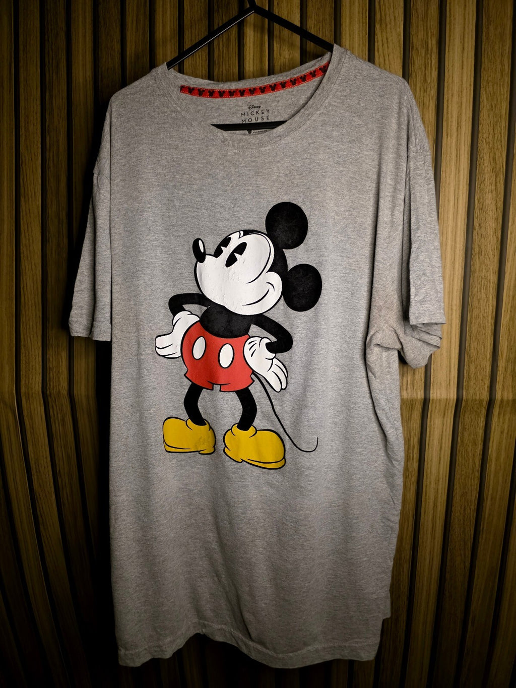 Disney Mickey Mouse Graphic T-Shirt Gray M MX513