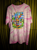 Disneyland Walt Disney World Tie Dye T-Shirt Pink XL MX520