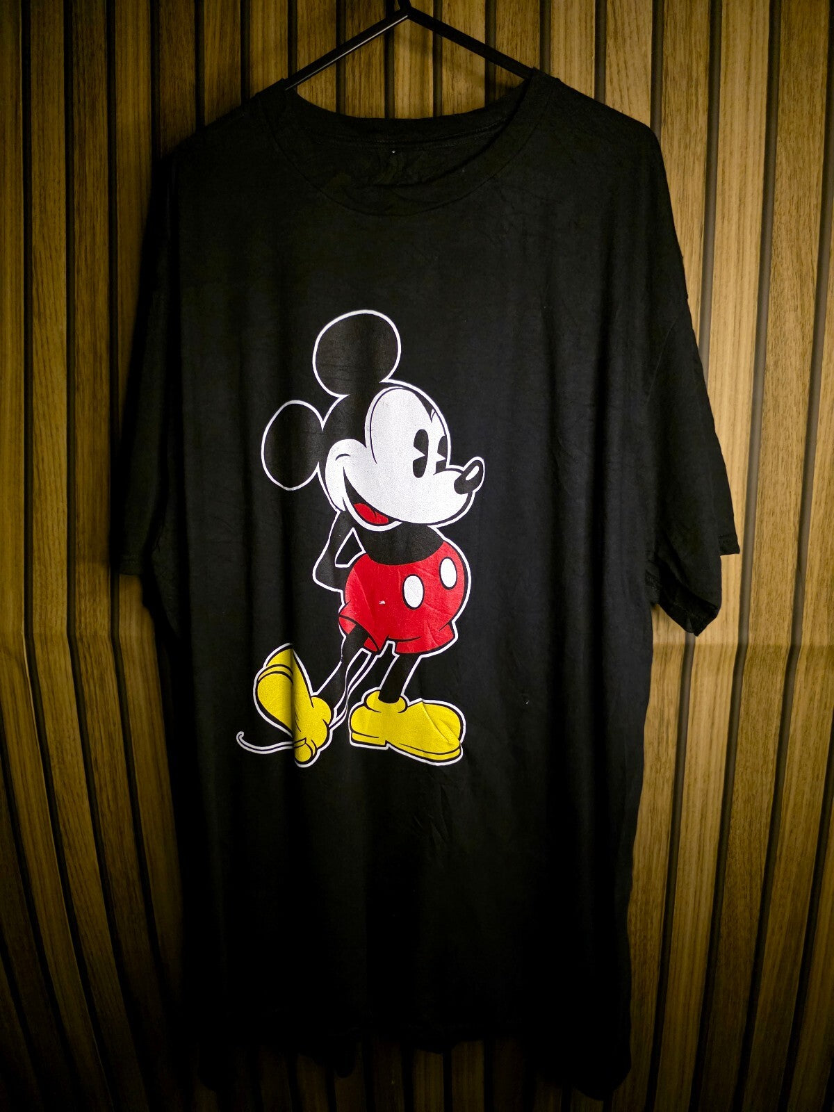 Disney Mickey Mouse Graphic T-Shirt Black MX530