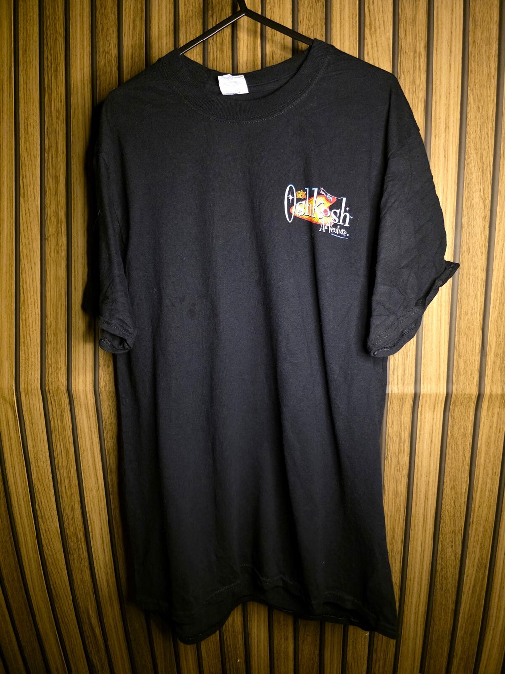 OshKosh Air Venture Graphic T-Shirt Black M MX538