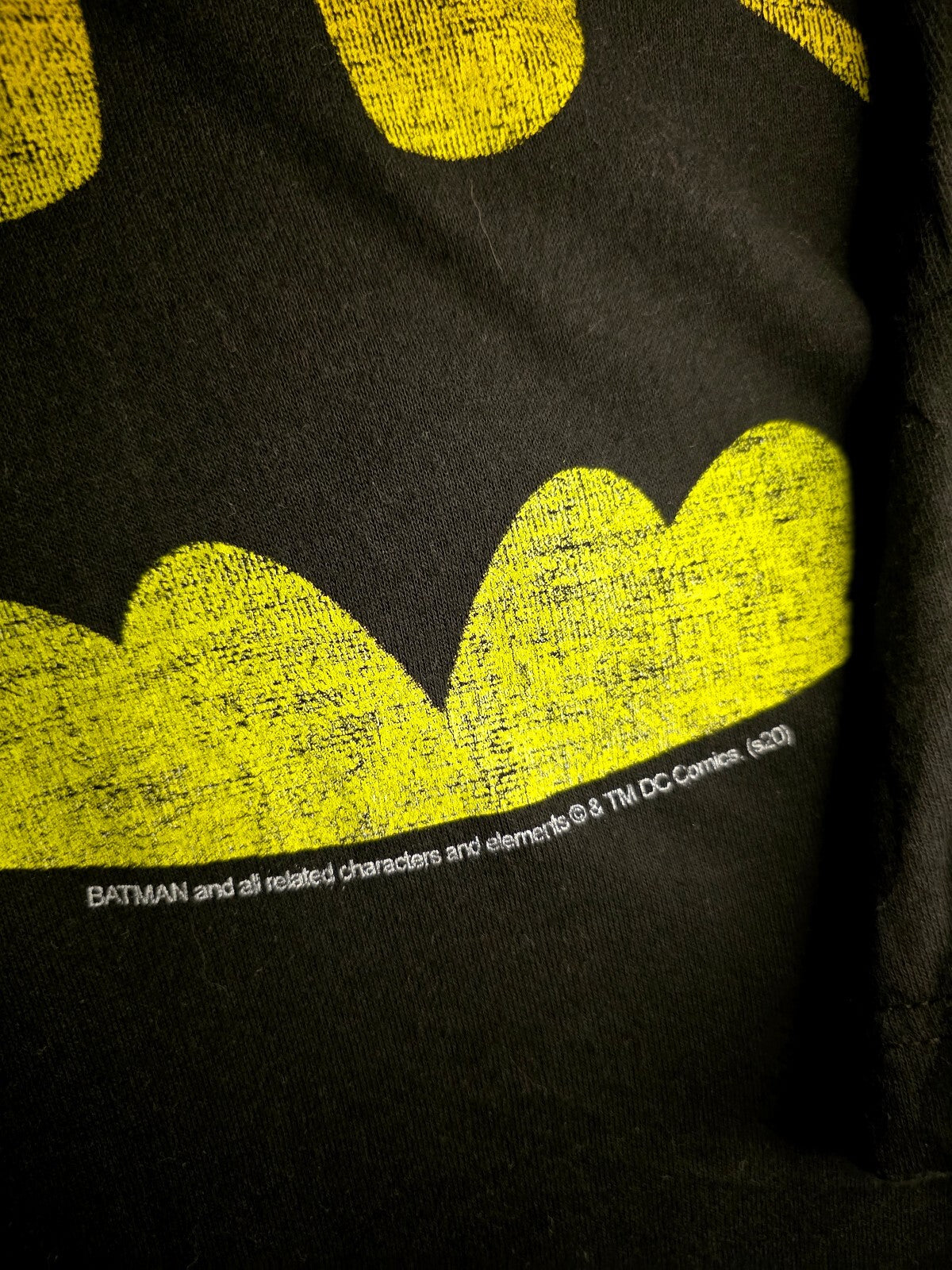 Batman Logo Graphic T-Shirt Black 2XL MX548