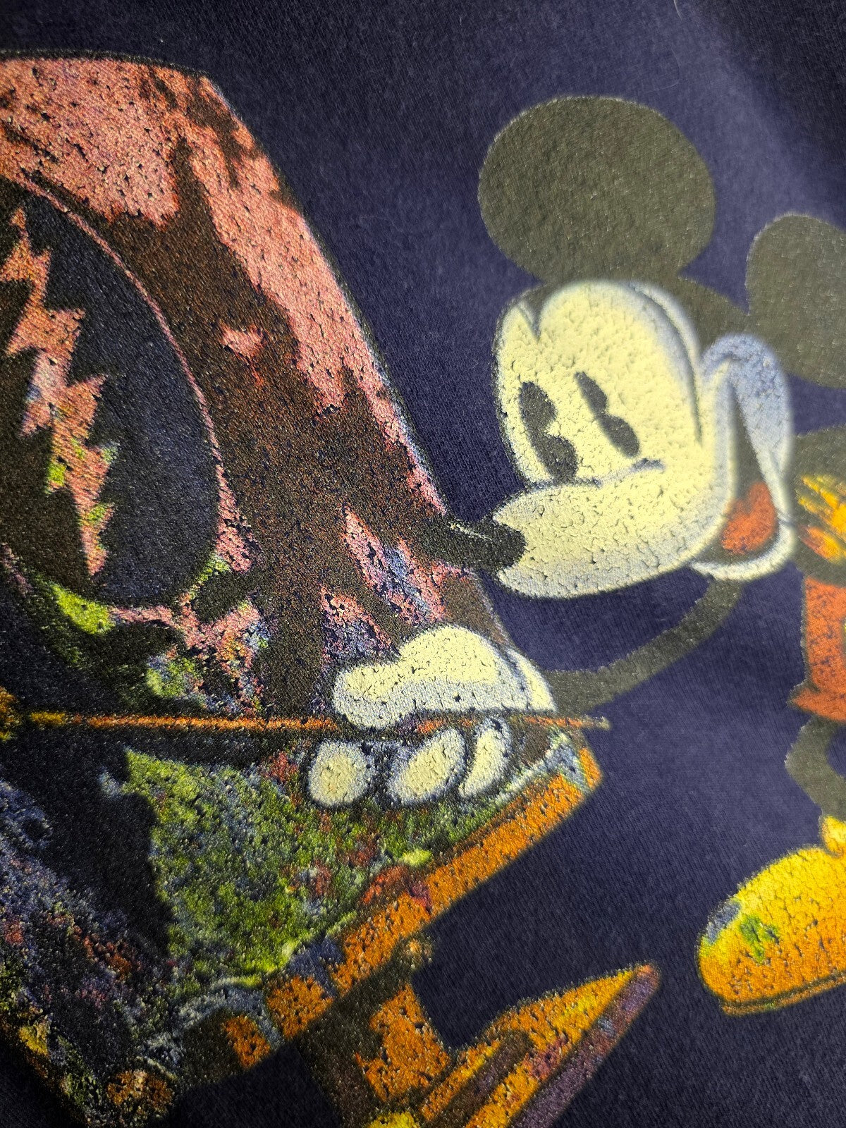 Hanes Mickey Mouse Graphic T-Shirt Navy MX550