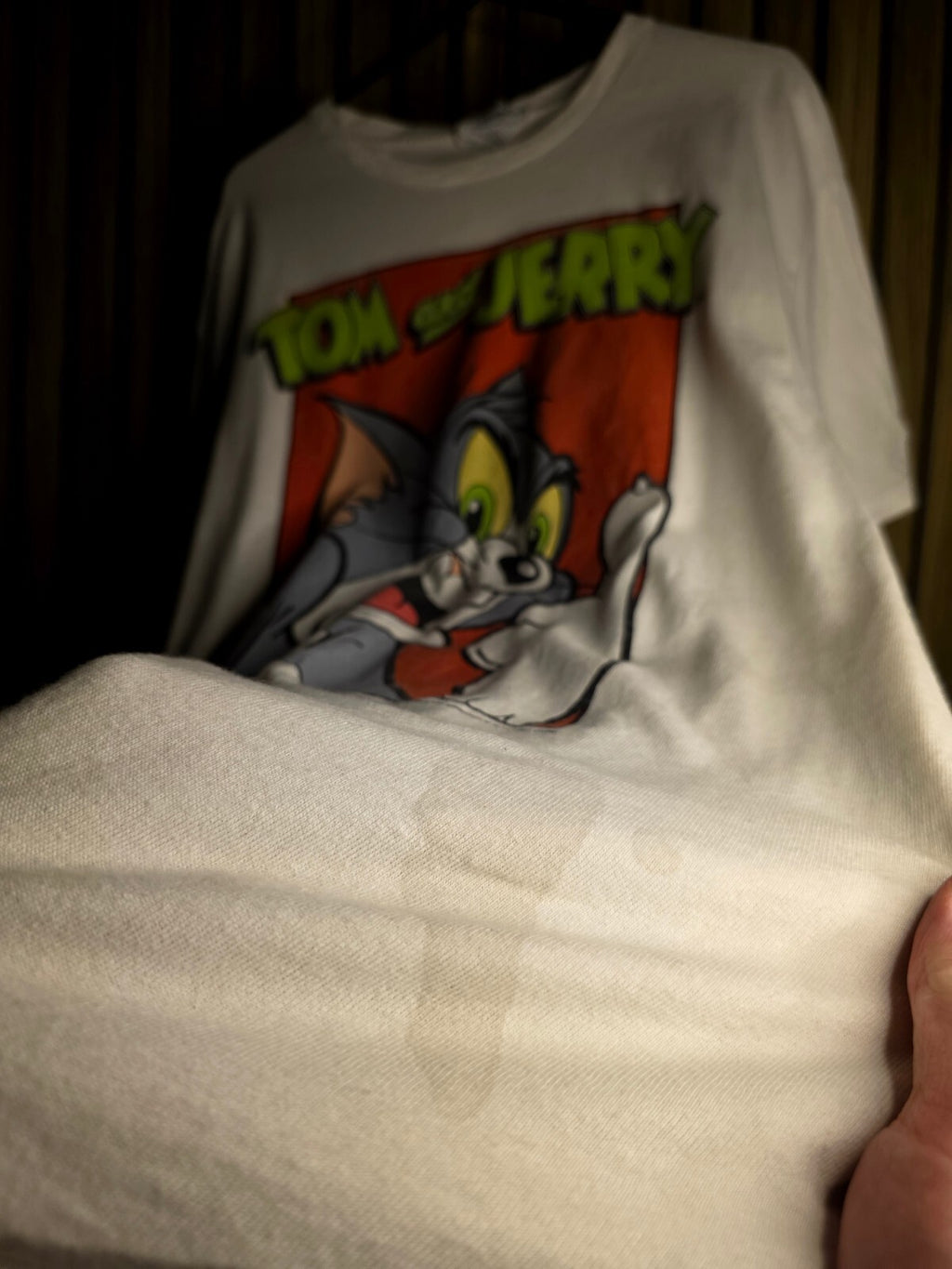 Tom and Jerry Graphic T-Shirt White MX565