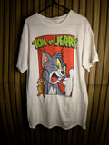 Tom and Jerry Graphic T-Shirt White MX565