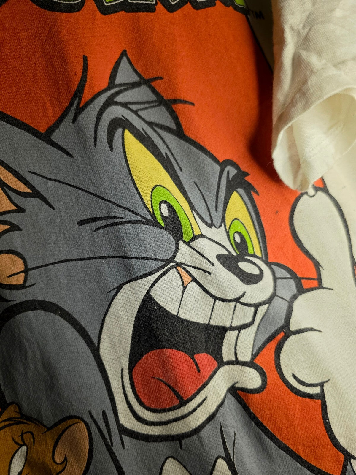 Tom and Jerry Graphic T-Shirt White MX565