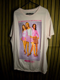 Mean Girls Wednesdays We Wear Pink T-Shirt White LG MX568