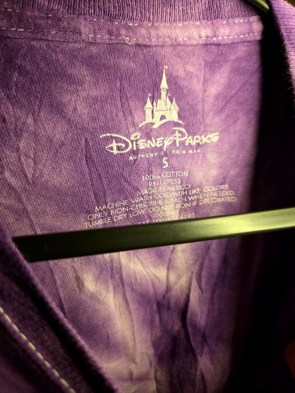 Disney Parks Figment EPCOT Center Tie Dye Tee Purple MX571