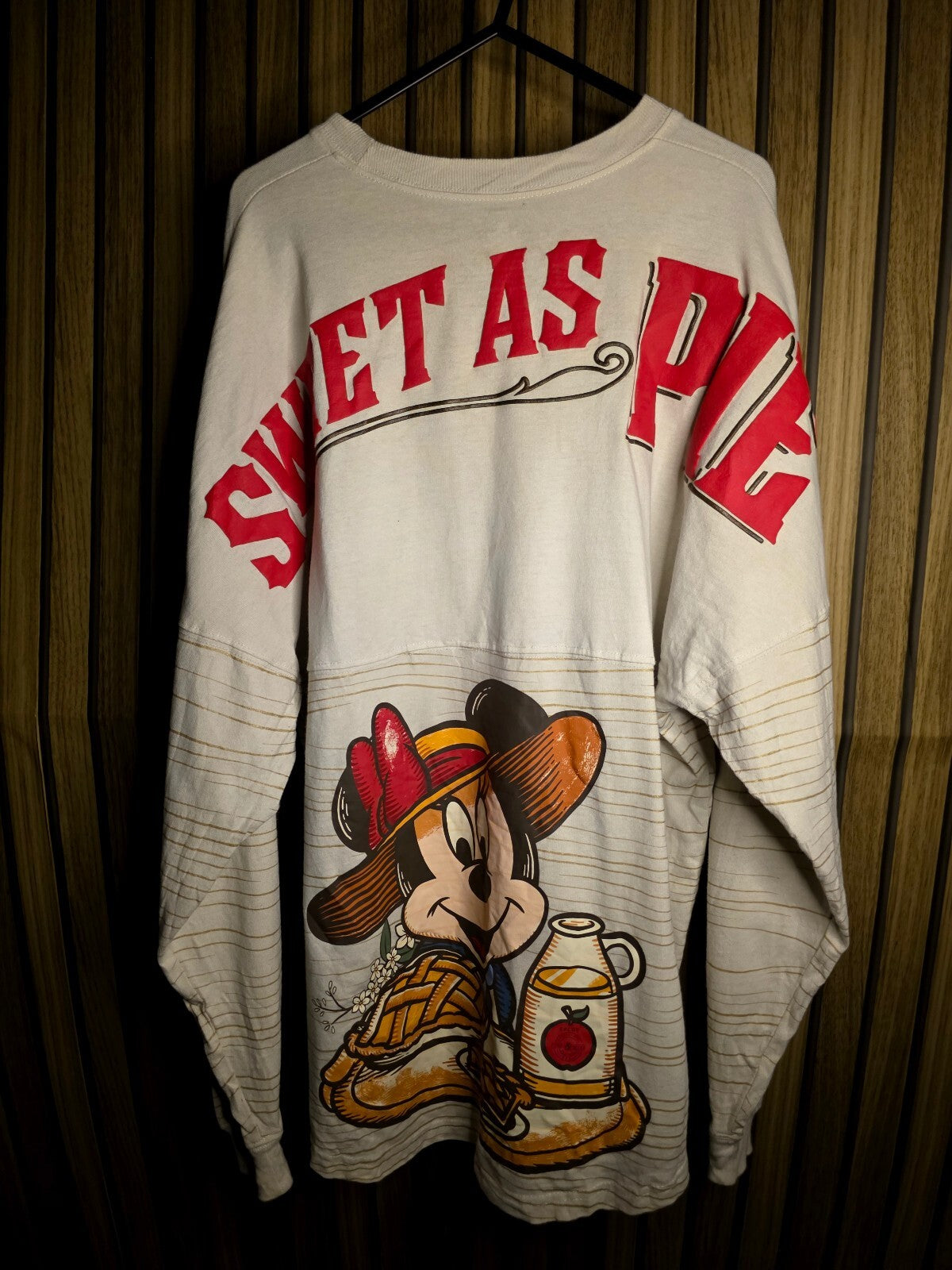 Disney Sweet as Pie Minnie Sweatshirt Cream MX594