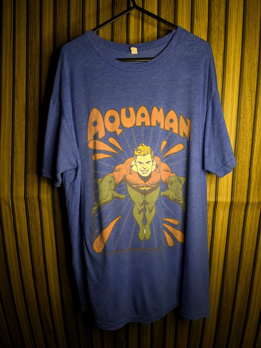 Aquaman Graphic T-Shirt Blue MX596